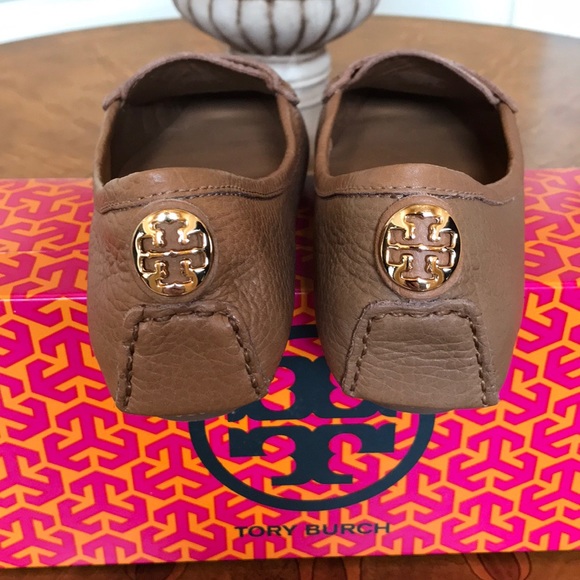 *New*Tory Burch Royal Tan Lawerence Shoes - Picture 2 of 6